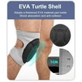 thumbnail image 4 of Knee Pads for Women & Men, Dance Knee Pads Volleyball Knee Pads for Women Men Wrestling Knee Pads Wrestling Gear, Crash Pad Snowboarding Gear Knee Protector Soft Knee Pads for Work (Black  Small ), 4 of 6