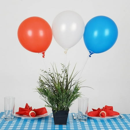 Photo Balloon Holder Efavormart 10 Pack Clear Balloon Sticks Holders with Cups for Wedding Party Decor For Wedding Party Birthday Shower Celebration ()