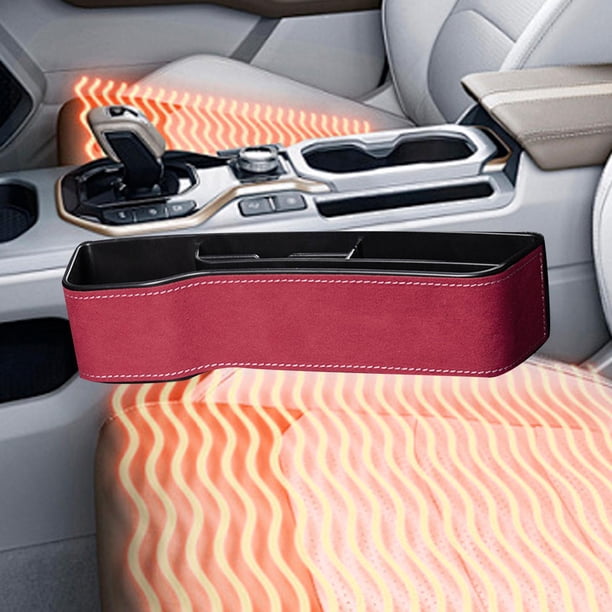 Organizador Sharpla Relleno de Huecos de Asiento de Coche Lado del Conductor Rojo