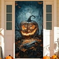 thumbnail image 5 of Seyotauo Happy Halloween Door Cover for Halloween Door Decoration, Large Fabric Halloween Party Decorations Window Door Cover for Front Door Decoration Halloween Party Supplies Indoor Outdoor, 5 of 6