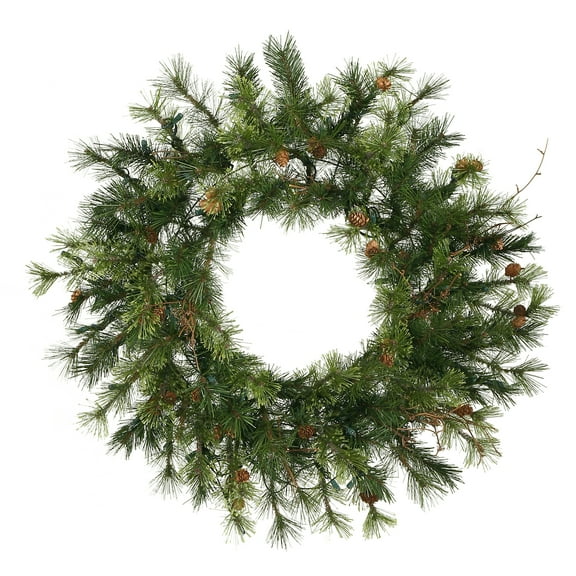 30" Mixed Country Pine Artificial Christmas Wreath - Unlit
