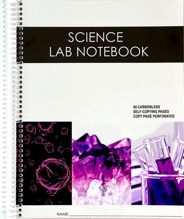 Science Notebook 75 Carbonless Duplicating Pages (Spiral Bound) 10000
