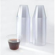 Heavy Duty 5 oz Crystal-Clear Cocktail Glasses Party Cups | Old Fashioned Squat Tumblers, | 100 Count | Disposable or...
