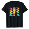 thumbnail image 1 of AALJY Tenue Rétro Mastra Espagnole pour Enseignante T-Shirt de Rentrée Scolaire pour Femmes, 1 of 5