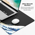 thumbnail image 3 of Extended Large Mouse Pad, XXL Gaming Mousepad 31.5 x 15.7 Inch, Big Computer Keyboard Desk Pad, Waterproof Mouse Mat with Stitched Edges and Non-Slip Base for Office Gaming, Sea Waves, 3 of 5