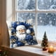thumbnail image 4 of Uuiauoio Christmas Holiday Pillow Covers Linen Cushion Cases Santa Snowman Reindeer Pattern Decorative Throw Pillow for Sofa Bed Living Room Home Decor Festive Seasonal Accent, 4 of 6