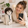thumbnail image 5 of Funny Soft Pet Cosplay Wig with Adjustable Straps, Stylish Furry Pet Dress‑Up Costume, Reusable Comfortable Headwear for Medium Cats Dogs Halloween Christmas Birthday Party Holiday Decoration, 5 of 5