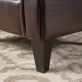 thumbnail image 4 of Templeton Oversized Tufted Hazelnut Brown Leather Club Chair, 4 of 4