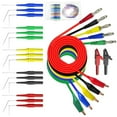 thumbnail image 3 of POINTERTECK Kit de Sonde Arrière 22 Pcs 4mm Prise Banane Kit de Clip Alligator avec 3 Angles Broches de Sonde Arrière Ensemble de Test Automobile Durable pour Réparation de Voiture Diagnostic, 3 of 11