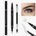 thumbnail image 2 of Kit De Maquillaje De Lápiz De Cejas Con Lápiz De Cejas Microblading 2 En 1 Resistente Al Agua, Pomada De Cejas, Delineador De Ojos Y Cepillo De Cejas De Doble Punta, Kit De Lápiz De Cejas Para Cejas N, 2 of 5