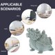 thumbnail image 2 of Estatua de tortuga dragón de arenisca retro, decoración de escritorio para el hogar, figura de tortuga dragón en miniatura, 2 of 5