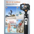 thumbnail image 5 of 3 Axis Gimbal Stabilizer for Gopro Hero 13/12/11/10/9, Handheld Stabilizer for Gopro for Video Recording, IPX4 Waterproof, Bluetooth Control, Compatible with Osmo Camera, Insta360, hohem iSteady Pro4, 5 of 5