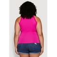 thumbnail image 5 of Womens Plus Size Seamless High Neck Tank Top, 5 of 5