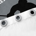 thumbnail image 3 of Erosebridal Ice Hockey Print Curtains for Living Room, Modern Ball Sports 30%-50% Blackout Curtains Set of 2 (38x54), Teenager, 3 of 6