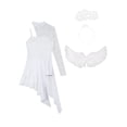 thumbnail image 5 of inhzoy  Women's Angle Dress Guardian Angel Outfit Sets White A S, 5 of 7