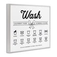 thumbnail image 3 of Stupell Industries Wash Laundry Care Bow Accent White Framed Giclee Art design by Lettered and Lined, 24 x 30, 3 of 8