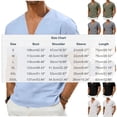 thumbnail image 3 of COSFO Big And Tall T Shirts for Men Linen Short Sleeve Black Undershirts Pullover Relaxed Fit V Neck Summer Basic Mens Classic T-Shirt, 3 of 6