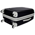 Travelers Club 20" Expandable Spinner Rolling Carryon Black