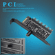 thumbnail image 5 of Controlador de reducción de velocidad de 3/4 pines para concentrador de regulador de ventilador de chasis de computadora, fuente de alimentación SATA de ocho puertos y seis vías PCIe, 5 of 5