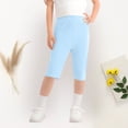 thumbnail image 4 of Coerni Girls' Athletic Bike Shorts Dance Yoga Running Soccer Kids Compression Shorts Girls Athletic Leggings Mid Length Short Pants, 4 of 5