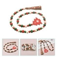 thumbnail image 2 of Entireivity Christmas Wood Bead Garland Farmhouse Bead Garland Christmas Party Wall Hanging Decor, 2 of 8