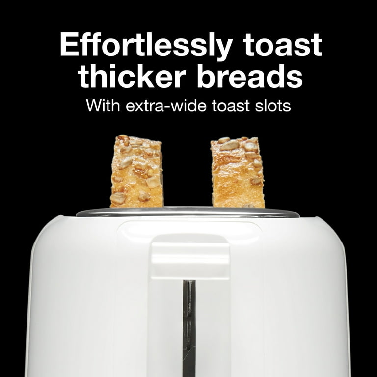 Proctor Silex 2 Slice Wide-Slot Toaster with Toast Boost and Crumb