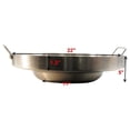 thumbnail image 2 of Comal Stainless Steel 22" Acero Inoxidable Concave Outdoors Stir Fry Heavy Duty Comal Para Freir, 2 of 2