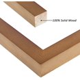 thumbnail image 5 of Picture Frame Wood, 3.5X5 Solid Photo Frame set 3 Pack Wall Mount Gallery Decorative Poster Display Rustic Home Decor Desktop Tabletop Art Exhibition, 5 of 5