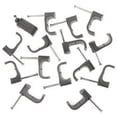 thumbnail image 1 of SupaLec - Clips para Cable Diseño Plano - Pack de 100 (Gris), 1 of 2