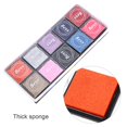thumbnail image 3 of Fyydes Coloured Ink Pad Kit 20 Colors Children Education Stamp Pad 4x4cm for Multiple Uses,Inkpad Kit,Pigment Ink Pad, 3 of 8
