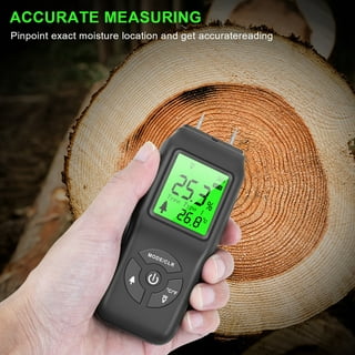 R&D MT-15 EMT01 Wood Moisture Meter Wood Humidity Tester Hygrometer Timber  Damp Detector Tree Density Digital tester Grey