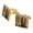 Gold, variant on Guitars Electric Acoustic Rock and Roll Wood Paneling Square Cufflink Set - Silver or Gold