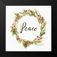 thumbnail image 2 of Talent, Kelley 15x15 Black Modern Framed Museum Art Print Titled - Peace Wreath, 2 of 5