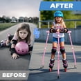 thumbnail image 2 of Entrenador de patines GanFindx Skater Aid para niños pequeños, color rosa, 2 of 6