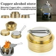 thumbnail image 2 of Alcohol Stove Outdoor Survival Camping Cooking Equipment Burner; Liquid Q5S6, 2 of 4