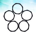 thumbnail image 3 of 5pcs Microphone Anti fall Anti slip Sleeve Holder Stand Roller Mic Protection Rings (Black), 3 of 8