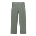 thumbnail image 3 of Zszcpp Wide Leg Pants Men'S Button Pocket Long Simple Style Solid Color Elastic Business Pencil Trousers Casual Trouser, 3 of 5