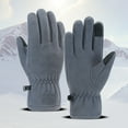 thumbnail image 2 of MESSUEN Hiking Gloves Ski Gloves Cotton Gloves for Women Men's Gloves Snow Gloves Driving Women Gloves Heated Gloves for Women Womens Winter Gloves Cycling Gloves Gray A, 2 of 8