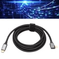 thumbnail image 3 of Cable de carga rápida USB C de nailon de 100 W, 5 A, tipo C, PD, para teléfonos Xiaomi y tabletas, 3 of 12