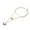 thumbnail image 4 of Long Chain Necklaces, Anti Allergic Anti Corrosion Multilayer Heart Pendant Necklaces Simple Style  For Christmas For Daily Life For Valentine's Day ANGGREK Heart Pendant Necklaces, 4 of 8