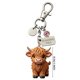 thumbnail image 3 of Highlands Bull Month Keychain Remind You Of The Power Of Silences Every Day, 3 of 7