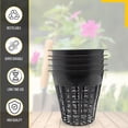 thumbnail image 5 of Net Pot 3 inch with Lids Mesh Hydroponic Aeroponic Orchid Round (25 Pack), 5 of 6