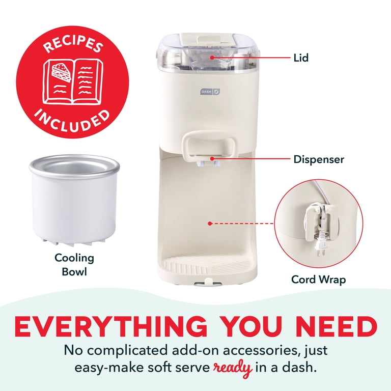 Dash Soft Serve Ice Cream Maker, Cream photo 7
