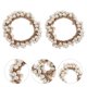 thumbnail image 4 of 2pcs Pearl Hair Ties Encantador cola de caballo Titulares Elastic Scrunchies Accesorios para el cabello, 4 of 6