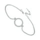 thumbnail image 1 of Minnieouse La de plata del encanto del círculo de moda hizo la de plata esterlina 925 hecha 925 para las mujeres Ropa, zapatos y accesorios Miscelánea, 1 of 6