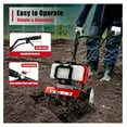 52CC Gas Powered Tiller Cultivator 2-Stroke Garden Cultivator Single ...