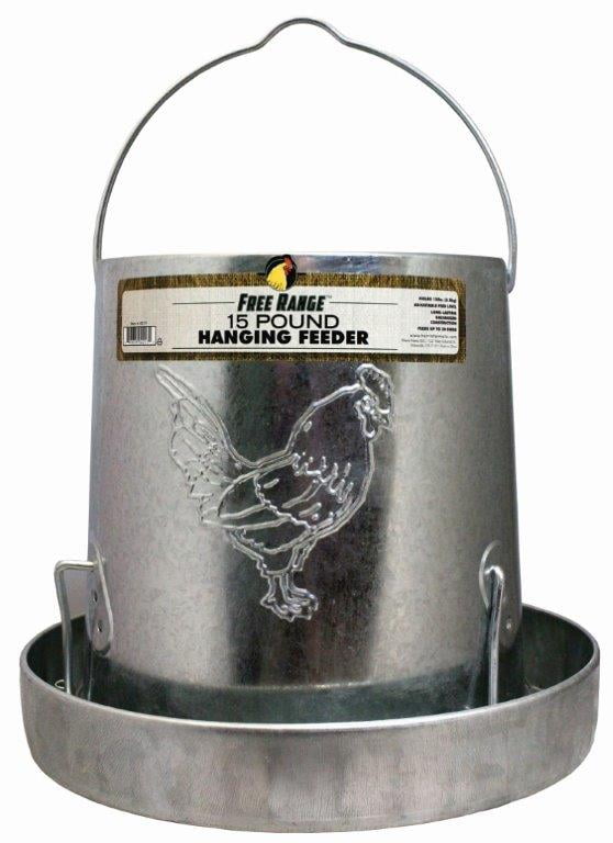 Little Giant17 inch Galvanized Hanging Poultry Feeder Tubes  914273