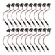thumbnail image 1 of Batería Clip Conector Cable T-Tipo 9V Batería Hebilla Conector Plástico Faux Leather Shell Para Instrumentos Lámpara Tiras Multímetros Experimento,20 Unids 9V Yuarrent TO004060-00, 1 of 7