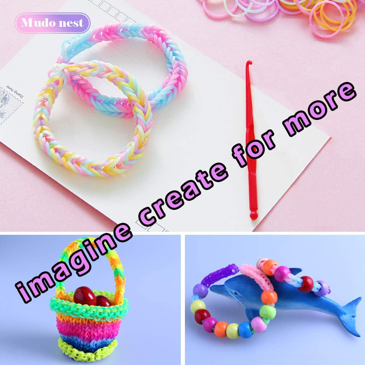 Clips Rubber Band Bracelets Loom Band Bracelet Making Kit - Jewelry  Findings & Components - Aliexpress, Rubber Band Bracelet Connectors -  valleyresorts.co.uk