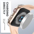 thumbnail image 2 of [2 Pack] Compatible for Apple Watch Case Series 7 45mm，Hard PC Edge Bumper Case Protective Cover Frame Compatible for iWatch Series 7 45mm (Clear+Clear, 45mm), 2 of 5